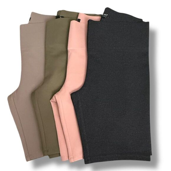 Bundle of Four LOFT Women's Size M Biker Shorts Wide Waistband Pull-On NWOT - Picture 1 of 5